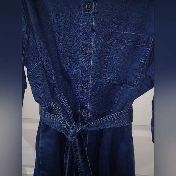 Liz Claiborne Denim Shirt Dress - Picture 4 of 6